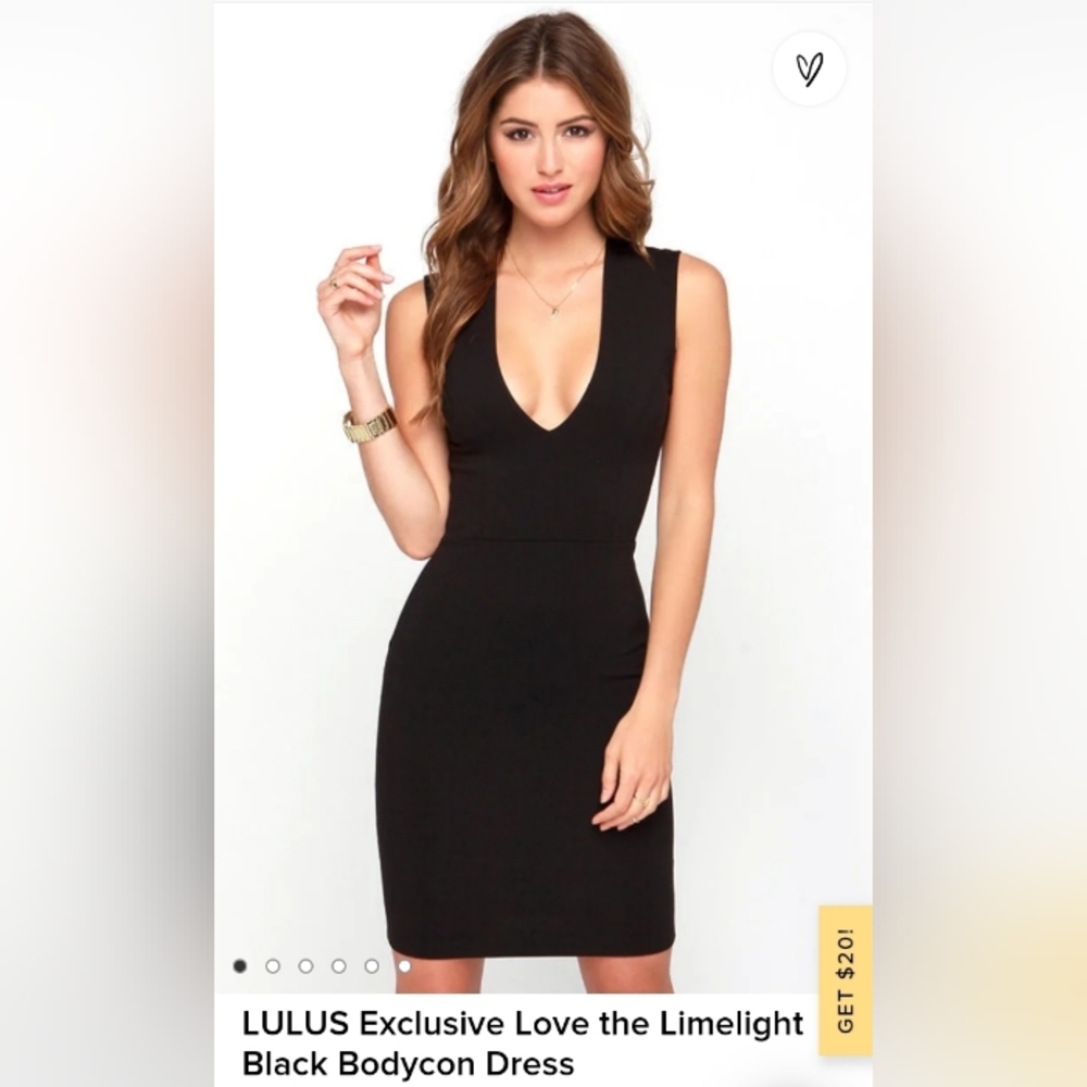 Lulus Love The Limelight Black Bodycon Dress
